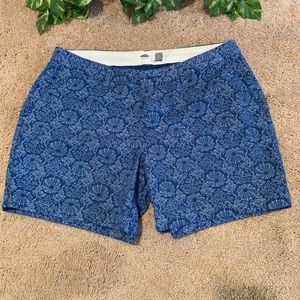Old Navy Blue Shell Patterned Shorts | 4